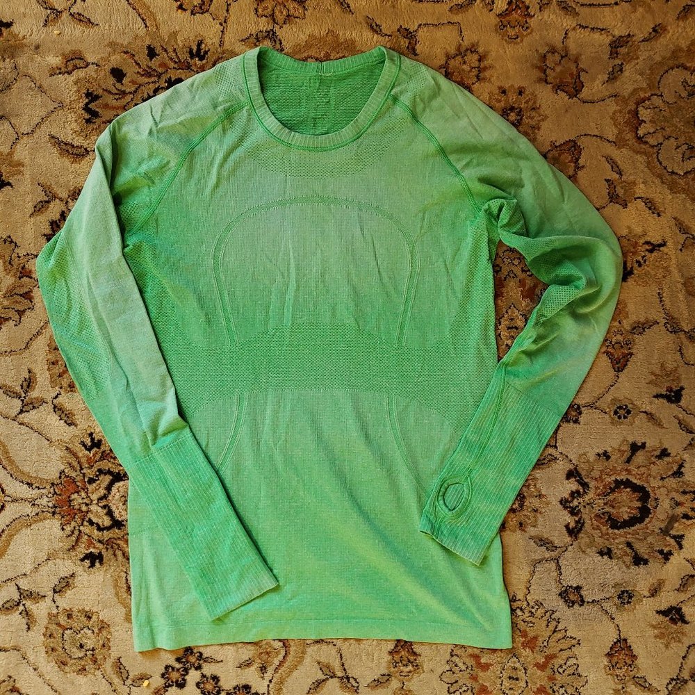 Lululemon Green Long Sleeve Shirt
